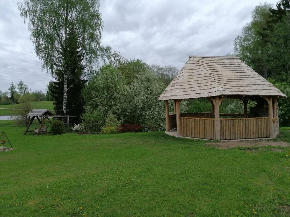 Brivdienu Maja Ar Pirti "Strautkalni" Ieriki Exterior photo