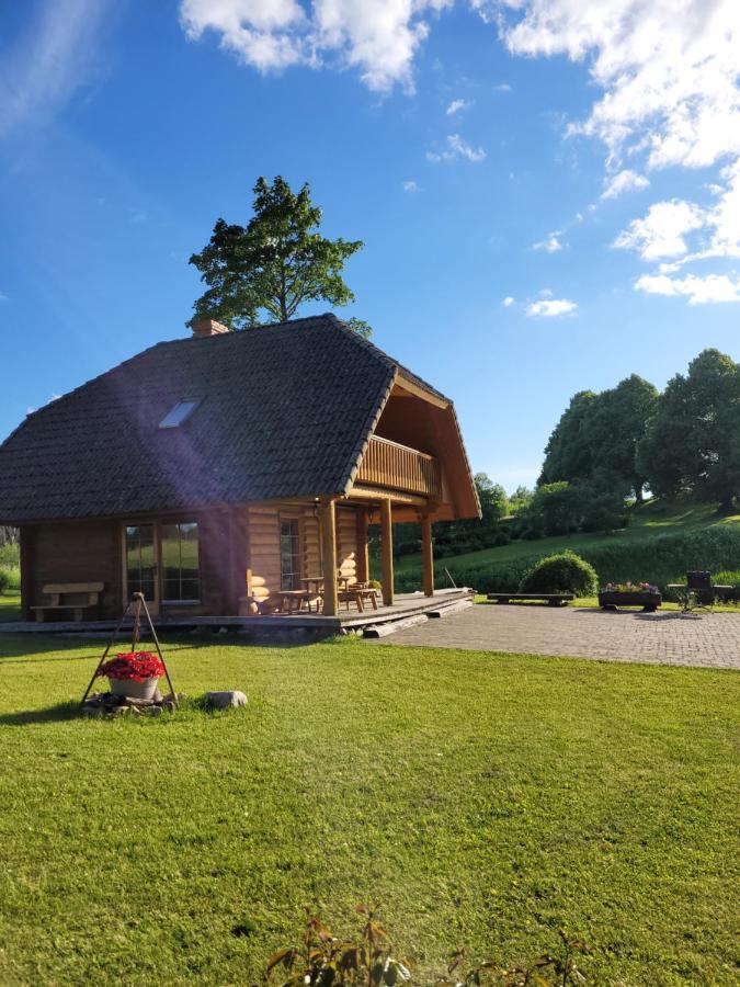 Brivdienu Maja Ar Pirti "Strautkalni" Ieriki Exterior photo