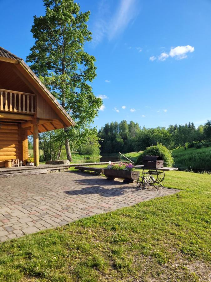 Brivdienu Maja Ar Pirti "Strautkalni" Ieriki Exterior photo